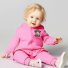 ML Unicorn Squad Pink Zipper Hooded Terry Track Suit 9547