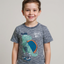 Dino Skate Bro Grey T Shirt 13035