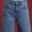 Dopo Hearts Straight Wide Jeans 13874