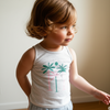 ANK Palm Trees Grey Sleeveless Shirt 7338