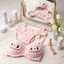 2 PCs Labubu Style Cute Double Padded Bra & Panty Set for Women – Soft Wool Material, Comfortable Lingerie Set