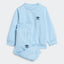 ADDS Sky Logo Embroided Terry Tracksuit Crew Set 13437