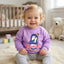 ML Penguin Purple Terry Sweatshirt 8900a