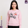 Pink Panther Embroided Pink Terry Sweatshirt 10001