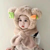 Ear Flapper Neck Fur Winter Cap 2763