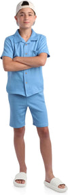 Ben Sherman Sky Lining Shirt Shorts Set 13581