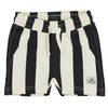 Zeeman Stripe Black Terry Shorts 13616