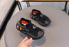 Kids Breathable HQ Tennis Black Jogger Shoes 2599 B