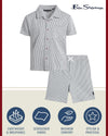 Ben Sherman Navy Lining Shirt Shorts Set 13584