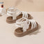 White Washable Long Soft Sandal 2770 A
