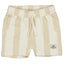 Zeeman Stripe Coffee Terry Shorts 13614