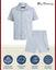 Ben Sherman Sky White Lining Shirt Shorts Set 13580