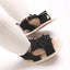 Black Stripes Bow Prewalker Sandal 2730