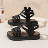 Black Washable Long Soft Sandal 2770 B