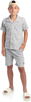 Ben Sherman Navy Lining Shirt Shorts Set 13584