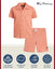 Ben Sherman Tea Pink Lining Shirt Shorts Set 13582