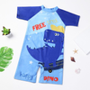Happy Dino Short Style Blue Swimsuit 13647