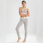 CK Grey Breathable Cotton Legging and Bralette Gymwear Pair W169 B