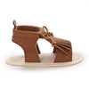 Brown Stripes Bow Prewalker Sandal 2730 B