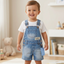 Lanidor Blue Short Denim Dungaree 13565