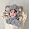 Ear Flapper Neck Fur Winter Cap 2763