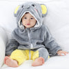 Elephant Costume Mustard Quilted Romper Onesie Suit #12457
