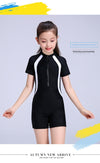 Black Quick Drying Unisex Swimsuit 13602