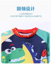 Hello Dino Top with Short Blue Swimsuit 13650