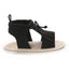 Black Stripes Bow Prewalker Sandal 2730