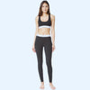 CK Charcoal Grey Breathable Cotton Legging and Bralette Gymwear Pair W169 E