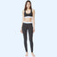 CK Charcoal Grey Breathable Cotton Legging and Bralette Gymwear Pair W169 E