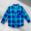 Blue & Green Check Shirt 13502