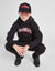 Hood Rich Embroided Black Tracksuit 13716