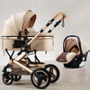 Premium Style Car Cot Baby Stroller Bassinet 3 in 1 Set