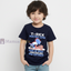 KIKO T Rex Dinosaur Navy Shirt 12201