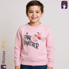 Pink Panther Embroided Pink Terry Sweatshirt 10001