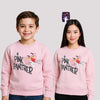 Pink Panther Embroided Pink Terry Sweatshirt 10001