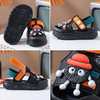 Oreo Black Washable Soft Sandal 2778 B
