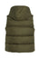 Quiz UK Khaki Padded Hooded Gilet W151