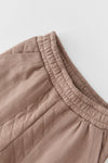 ZR Quilted Brown Trouser 11191