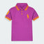 Purple Big Pony Yellow Polo 8255