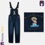 ML Frozen Elsa Mid Blue Pant style Dungaree 9558