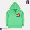ML Roar Means Hungry Green Fleece Zipper Hoodie 9562