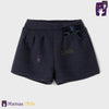 ZY Bow Textured Navy Shorts 100136