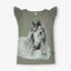 DOPO Ash Grey Horse Fancy Shirt 10269