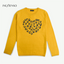 IN EX Shiny Heart Mustard Sweater 11393