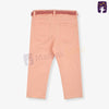 KIB Rough Bottoms Peach Pant with Belt 10581