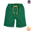 ML Cord Waist Green Cotton Shorts 10612