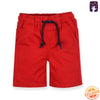 ML Cord Waist Red Cotton Shorts 10613