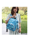 Fish Flower Mummy Baby Waterproof Travel Diaper Backpack